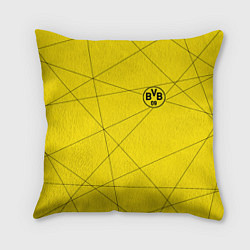 Подушка квадратная BORUSSIA, цвет: 3D-принт
