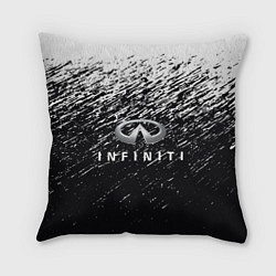 Подушка квадратная INFINITI, цвет: 3D-принт