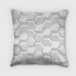 Подушка квадратная 3D WHITE, цвет: 3D-принт