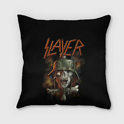 Подушка квадратная Slayer, цвет: 3D-принт