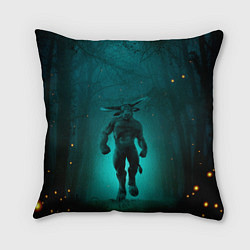 Подушка квадратная Бык Миноса, цвет: 3D-принт