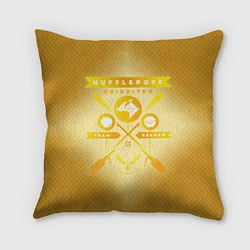 Подушка квадратная Hufflepuff Quidditch Team, цвет: 3D-принт