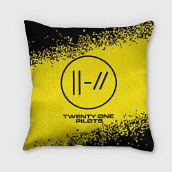 Подушка квадратная TWENTY ONE PILOTS 21 PILOTS