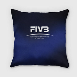Подушка квадратная FIVB Volleyball, цвет: 3D-принт