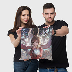 Подушка квадратная Город в котором меня нет, цвет: 3D-принт — фото 2