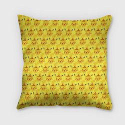 Подушка квадратная Pikachu БОМБИНГ, цвет: 3D-принт