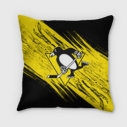 Подушка квадратная Pittsburgh Penguins Sport, цвет: 3D-принт