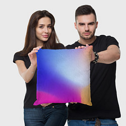 Подушка квадратная Градиент Облаков, цвет: 3D-принт — фото 2