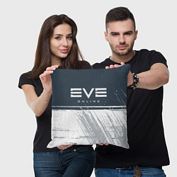 Подушка квадратная EVE ONLINE ИВ ОНЛАЙН, цвет: 3D-принт — фото 2