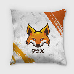 Подушка квадратная FOX, цвет: 3D-принт