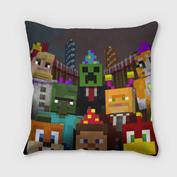 Подушка квадратная Minecraft - characters - video game