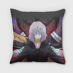 Подушка квадратная Томура Шигараки Z, цвет: 3D-принт