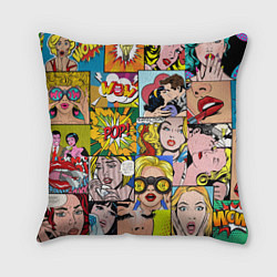 Подушка квадратная Pop Art