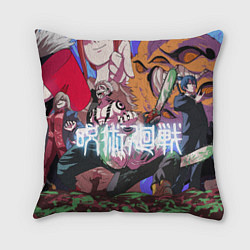 Подушка квадратная Магическая битва, цвет: 3D-принт