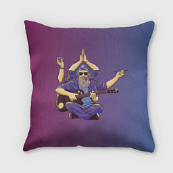 Подушка квадратная БГ многорукий, цвет: 3D-принт