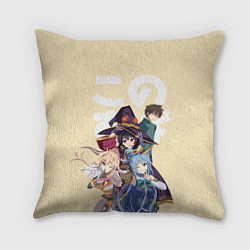 Подушка квадратная KonoSuba, цвет: 3D-принт
