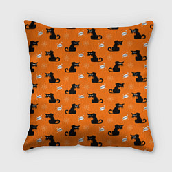 Подушка квадратная Кот Boo, цвет: 3D-принт
