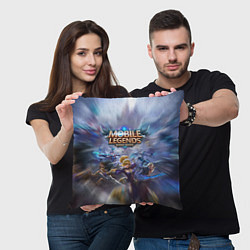 Подушка квадратная Mobile Legends Z, цвет: 3D-принт — фото 2