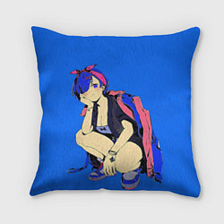 Подушка квадратная Re zero REM, цвет: 3D-принт