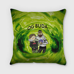 Подушка квадратная Репер - OG Buda, цвет: 3D-принт