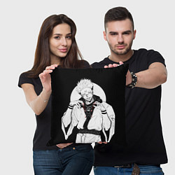 Подушка квадратная Сукуна, цвет: 3D-принт — фото 2