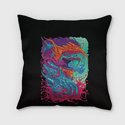 Подушка квадратная Hyper beast art, цвет: 3D-принт