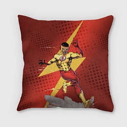 Подушка квадратная Kid Flash, цвет: 3D-принт