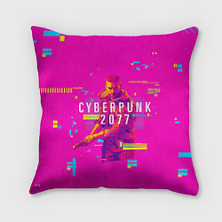 Подушка квадратная Cyberpunk 2077