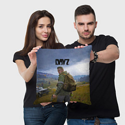 Подушка квадратная DayZ ДэйЗи, цвет: 3D-принт — фото 2