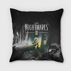 Подушка квадратная LITTLE NIGHTMARES ЛИТЛ НАЙТМ, цвет: 3D-принт