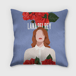 Подушка квадратная LANA DEL REY, цвет: 3D-принт
