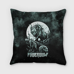 Подушка квадратная Powerwolf
