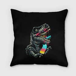 Подушка квадратная T-REX ЕСТ МОРОЖЕНОЕ