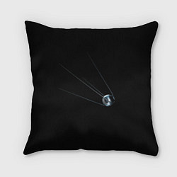 Подушка квадратная Первый космический спутник