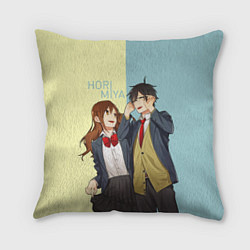 Подушка квадратная HoriMiya, цвет: 3D-принт