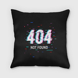 Подушка квадратная Глитч 404