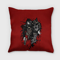 Подушка квадратная Alucard, цвет: 3D-принт