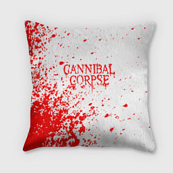 Подушка квадратная Cannibal corpse, цвет: 3D-принт