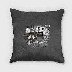 Подушка квадратная CUPHEAD, цвет: 3D-принт