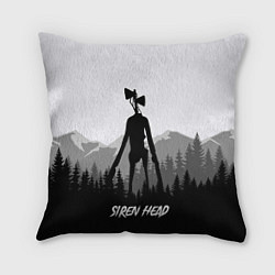 Подушка квадратная SIREN HEAD DARK FOREST