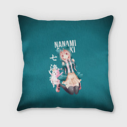 Подушка квадратная Чиаки Нанами Danganronpa 2, цвет: 3D-принт