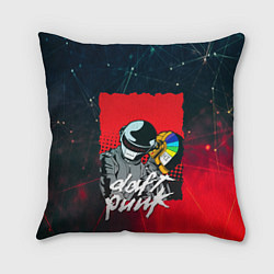 Подушка квадратная DAFT PUNK MUSIC