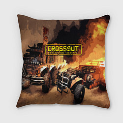Подушка квадратная Crossout Online, цвет: 3D-принт