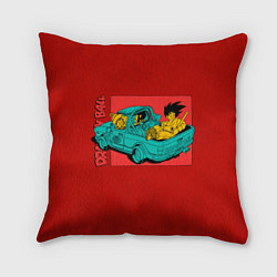 Подушка квадратная Old Dragon Ball, цвет: 3D-принт
