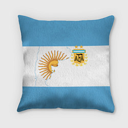 Подушка квадратная Сборная Аргентины, цвет: 3D-принт