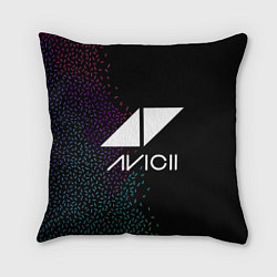 Подушка квадратная AVICII RAIBOW STYLE