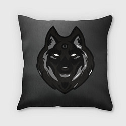 Подушка квадратная Демон волк