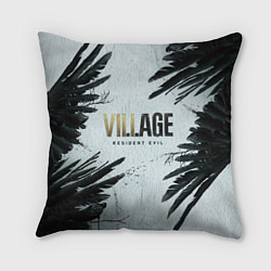 Подушка квадратная Resident Evil Village Crow
