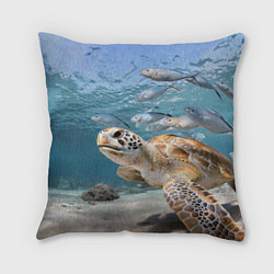 Подушка квадратная Морская черепаха
