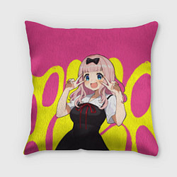 Подушка квадратная Chika, цвет: 3D-принт